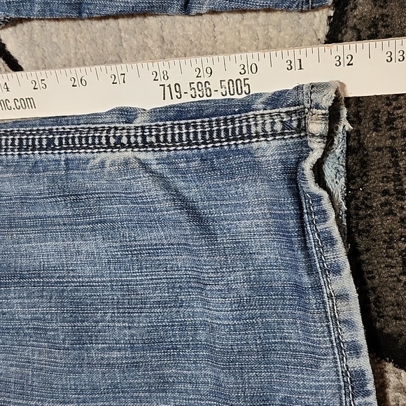 BKE SETH EMBROIDERED BOOT-LEG DENIM JEAN SIZE 42 - Picture 9 of 15